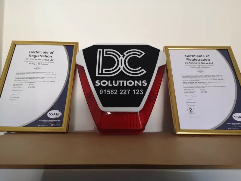 SSAIB accreditation certificate