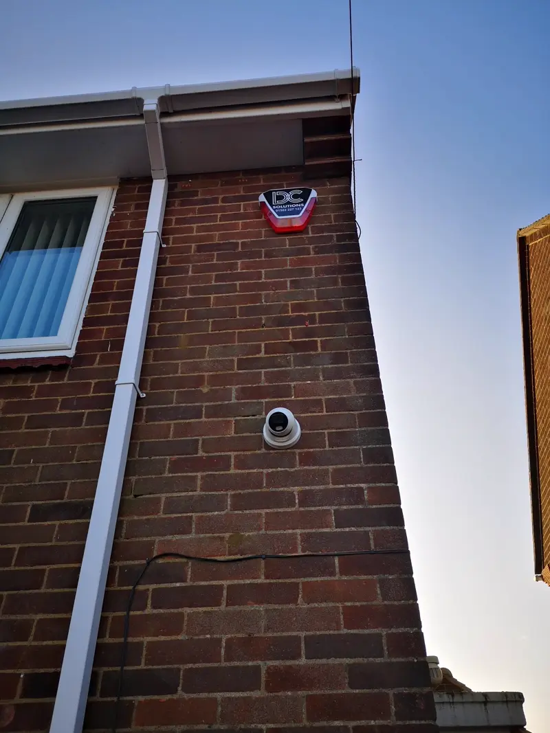 CCTV intruder alarm house