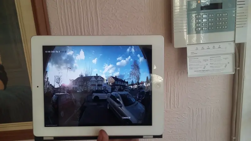Doorbell monitor alarm London