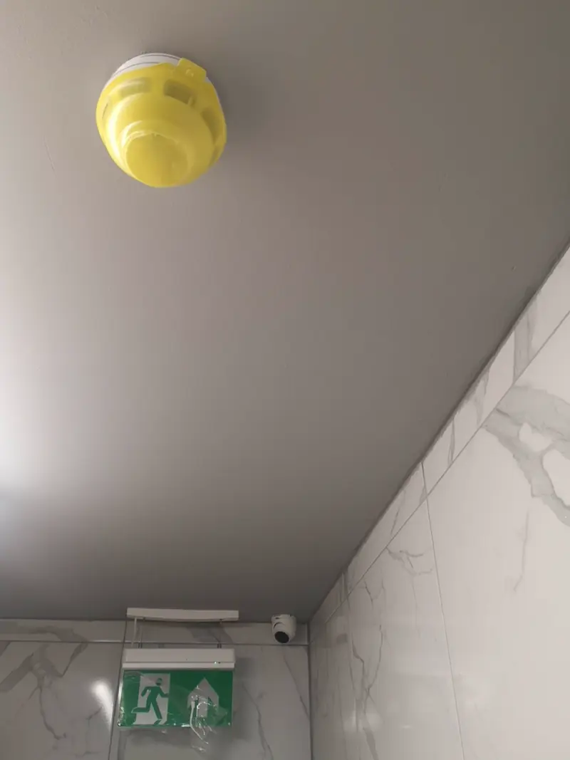 Emergency lights fire alarm flats