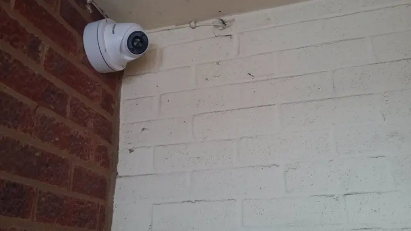 Home CCTV system Luton night view