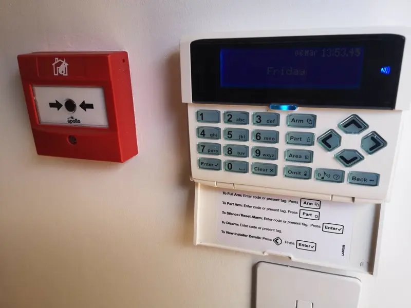 Financial office commercial fire and security install