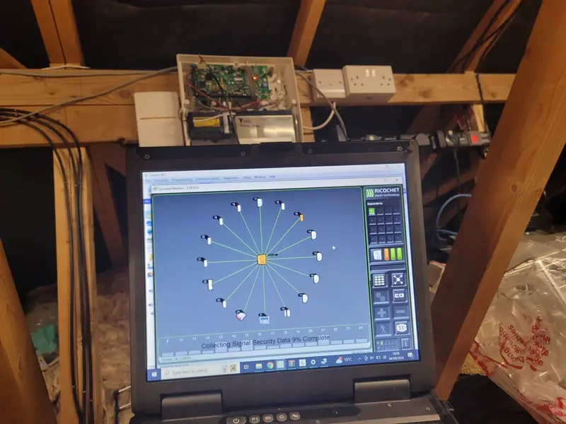 Texecom wireless alarm configuration