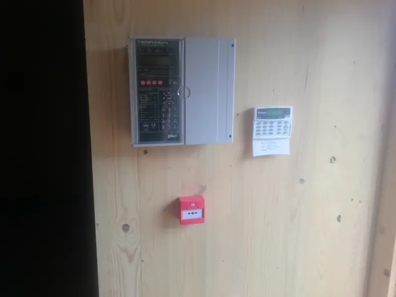 Fire alarm panel installation in Dunstable